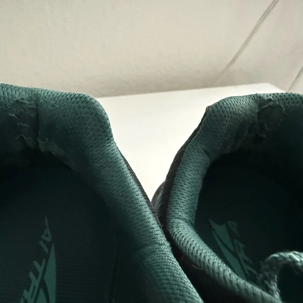 Altra lone peak 6 Women size 9.5 Charcoal and Turquoise Running Shoes